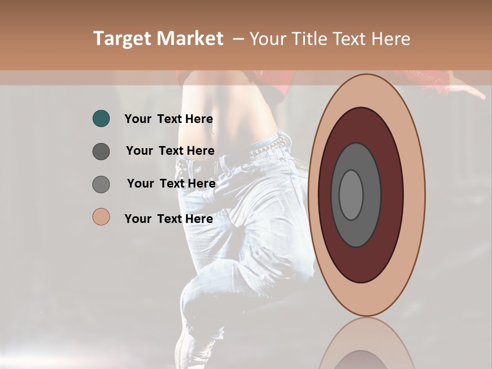 Woman Dancing PowerPoint Template