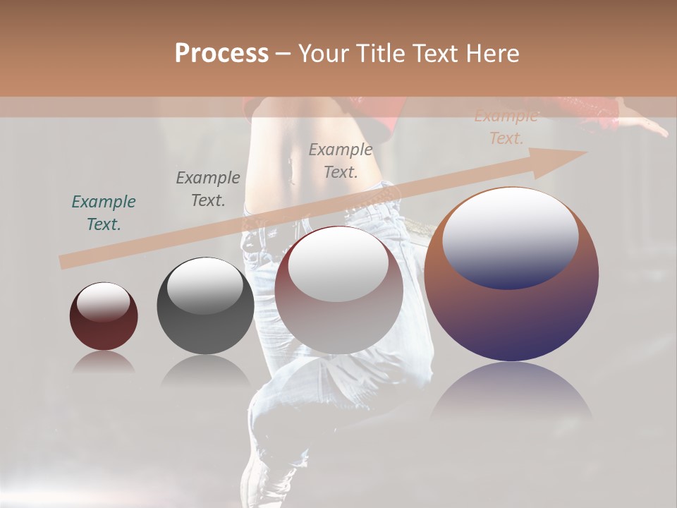 Woman Dancing PowerPoint Template