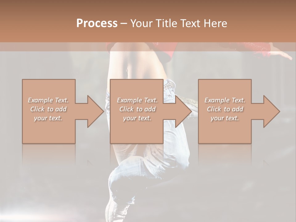 Woman Dancing PowerPoint Template