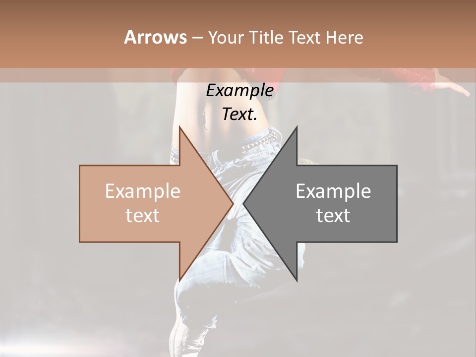 Woman Dancing PowerPoint Template