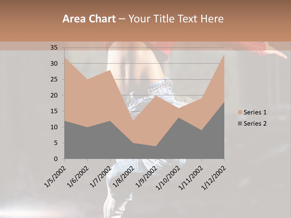 Woman Dancing PowerPoint Template