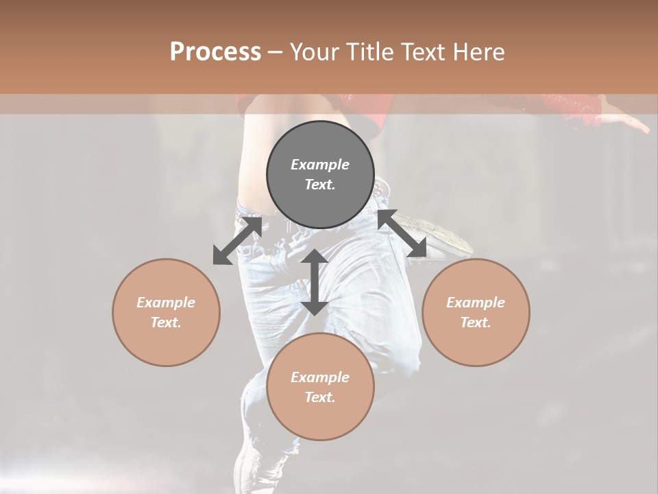 Woman Dancing PowerPoint Template