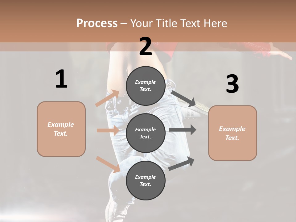 Woman Dancing PowerPoint Template