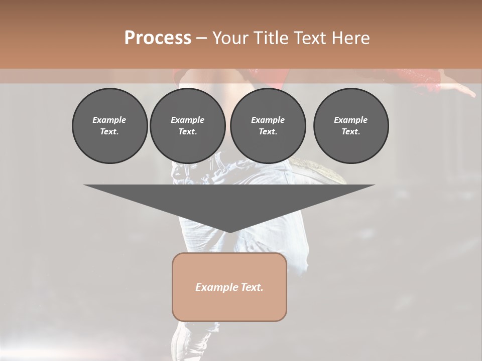 Woman Dancing PowerPoint Template