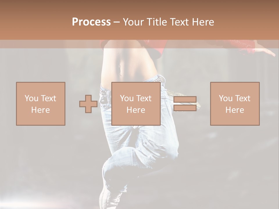 Woman Dancing PowerPoint Template