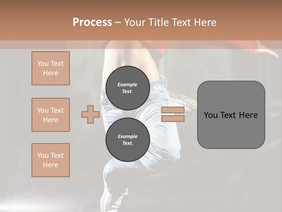 Woman Dancing PowerPoint Template