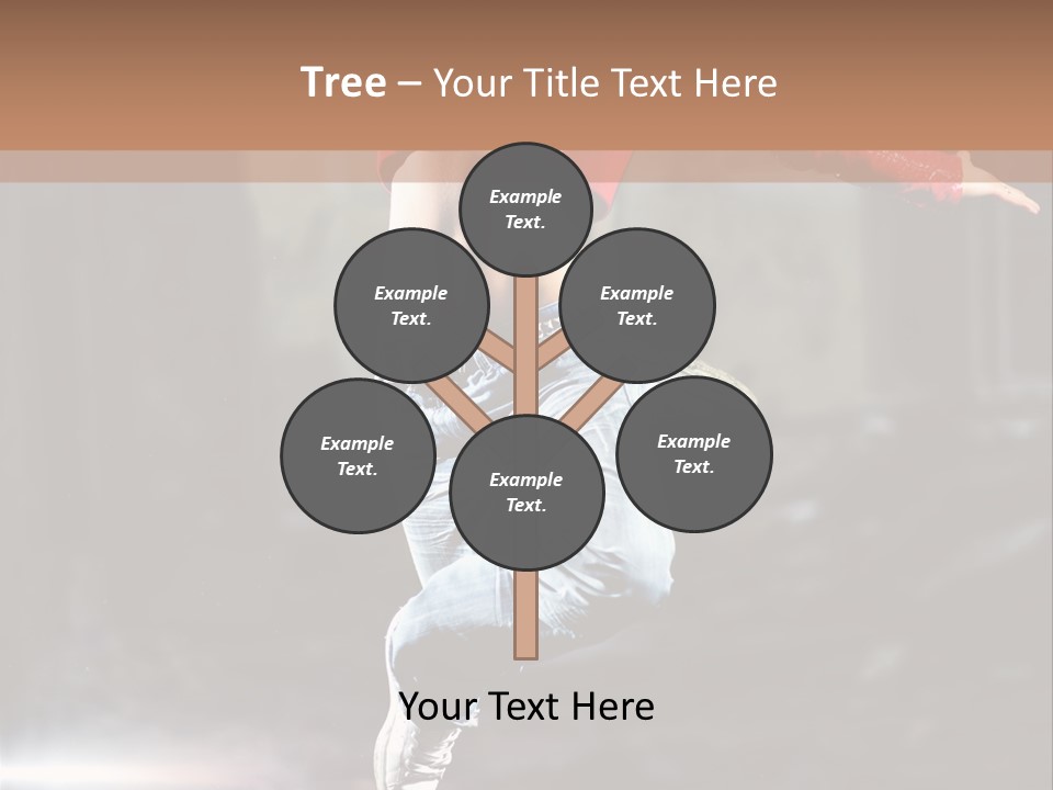 Woman Dancing PowerPoint Template