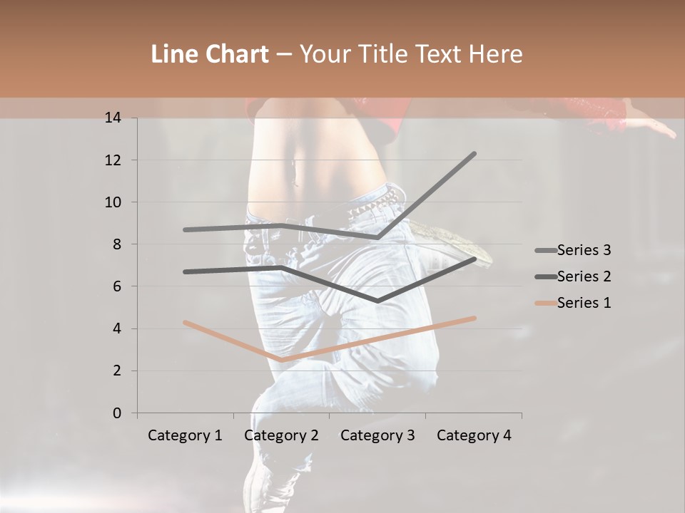 Woman Dancing PowerPoint Template
