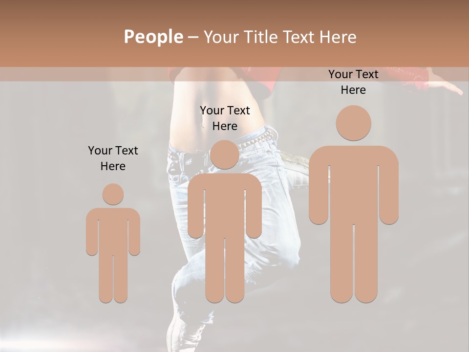 Woman Dancing PowerPoint Template