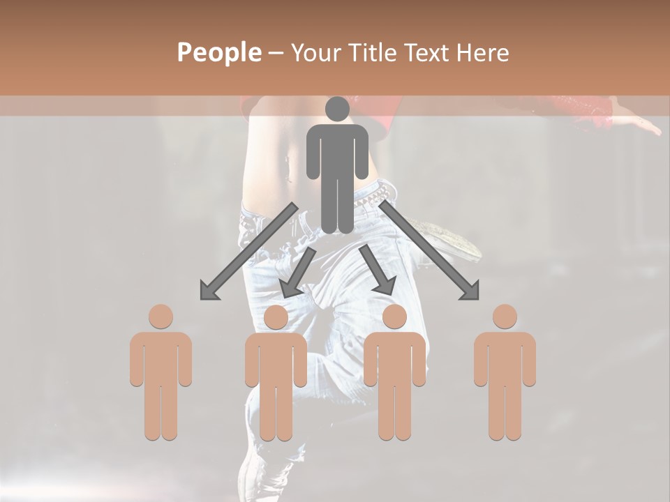 Woman Dancing PowerPoint Template