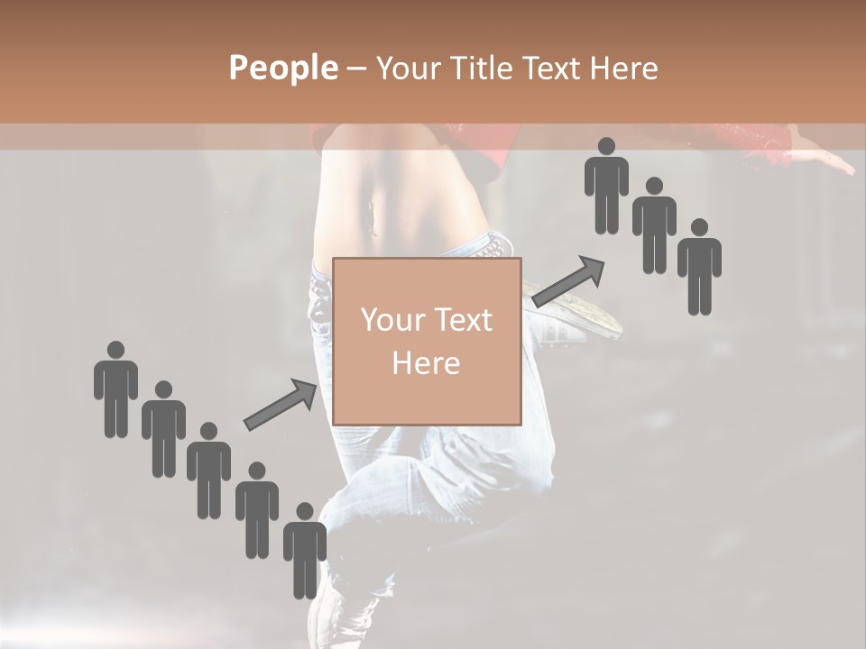 Woman Dancing PowerPoint Template