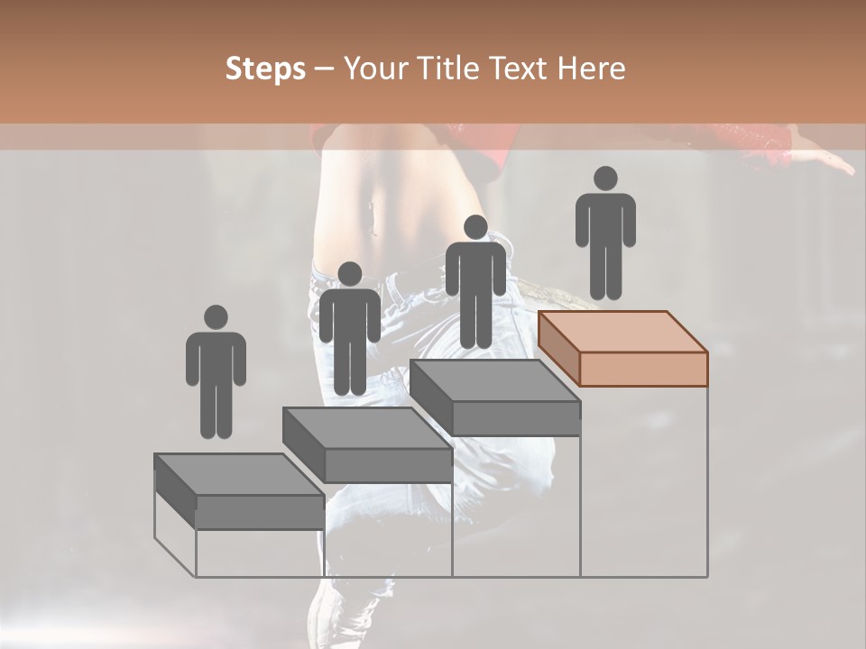 Woman Dancing PowerPoint Template