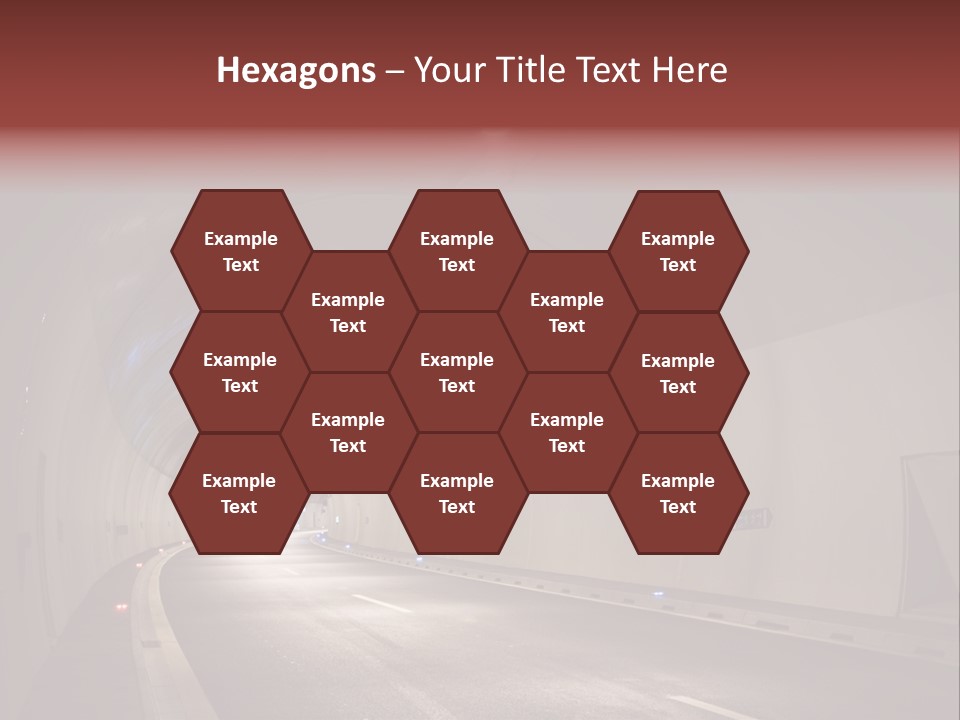 Highway Tunnel PowerPoint Template