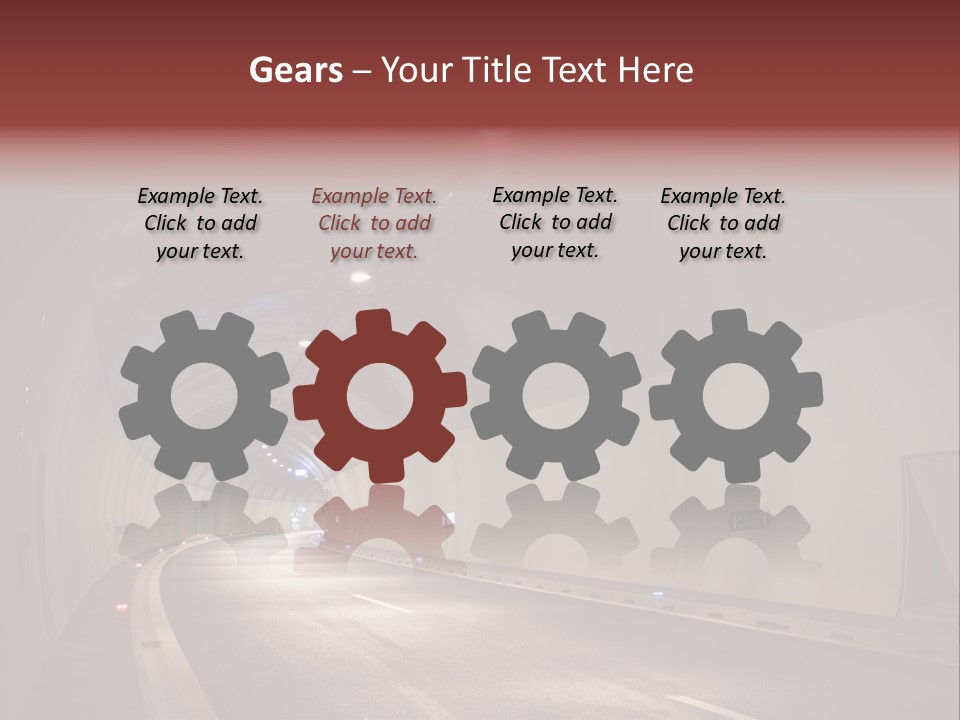 Highway Tunnel PowerPoint Template