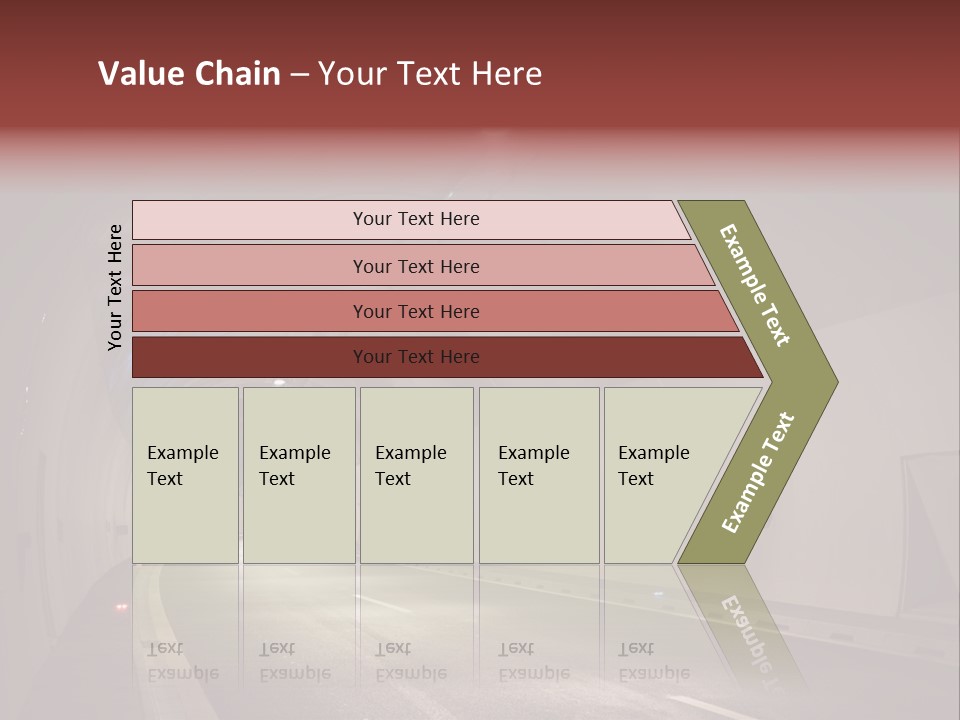 Highway Tunnel PowerPoint Template