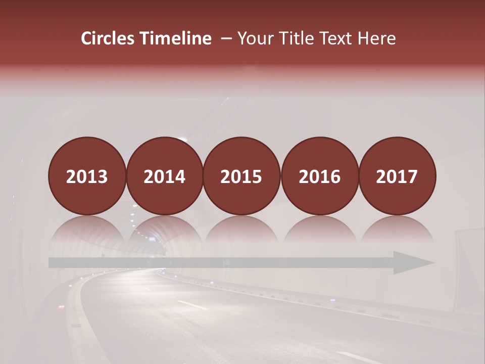 Highway Tunnel PowerPoint Template