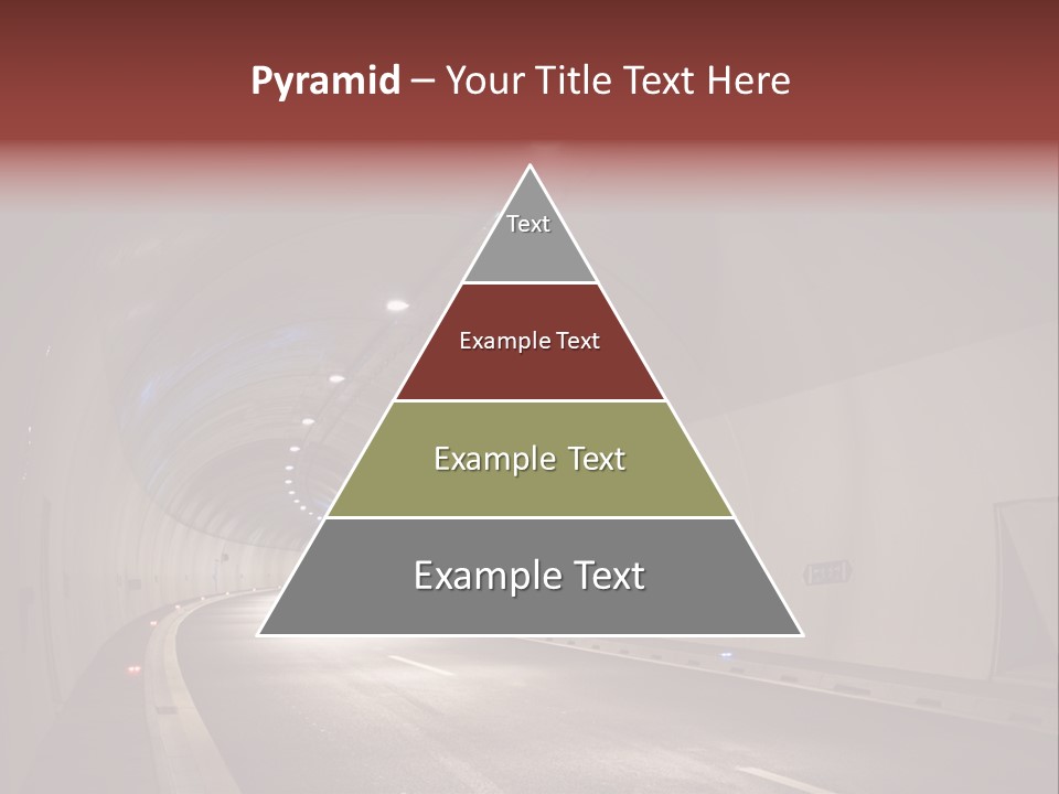 Highway Tunnel PowerPoint Template