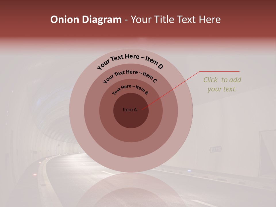 Highway Tunnel PowerPoint Template