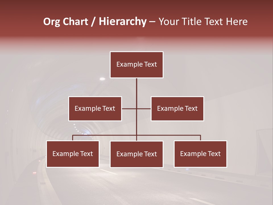 Highway Tunnel PowerPoint Template