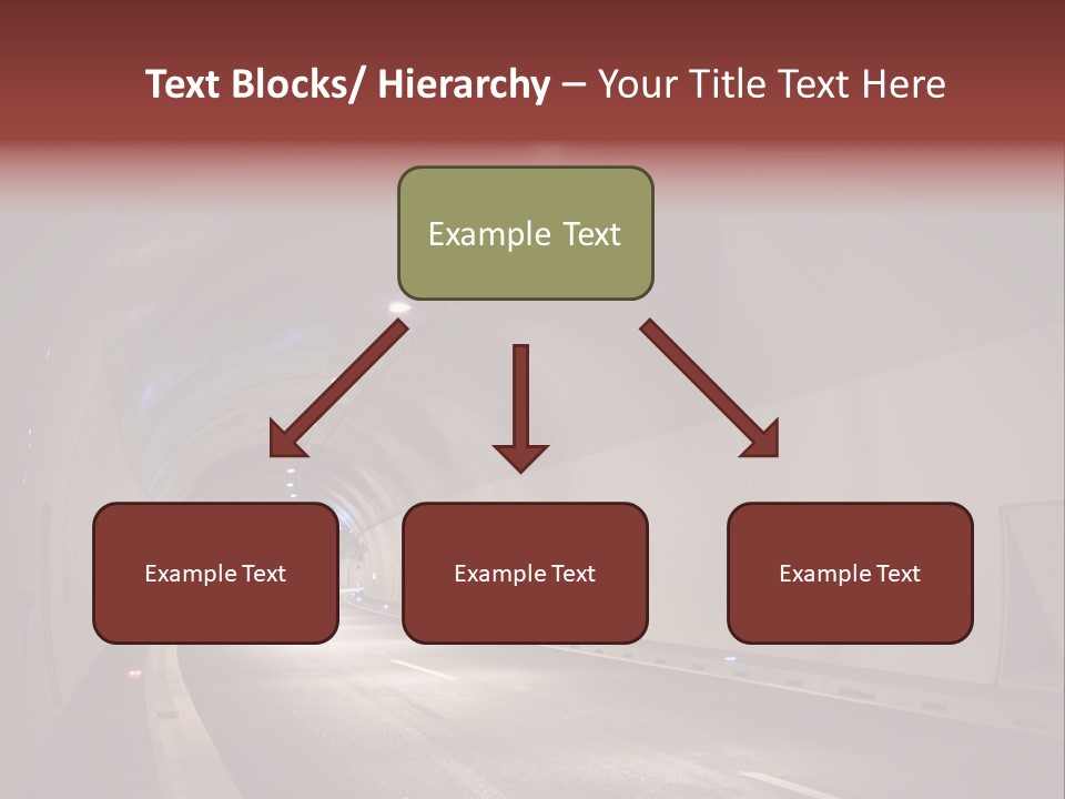 Highway Tunnel PowerPoint Template