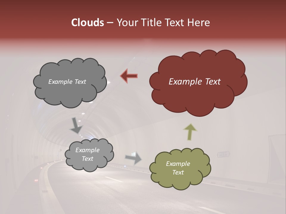 Highway Tunnel PowerPoint Template
