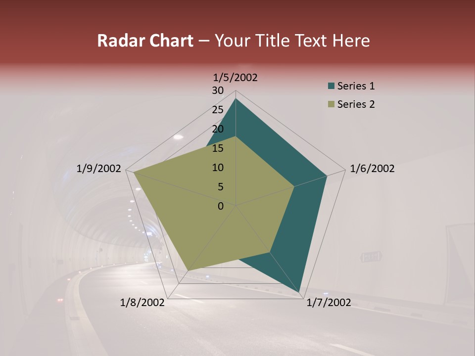 Highway Tunnel PowerPoint Template