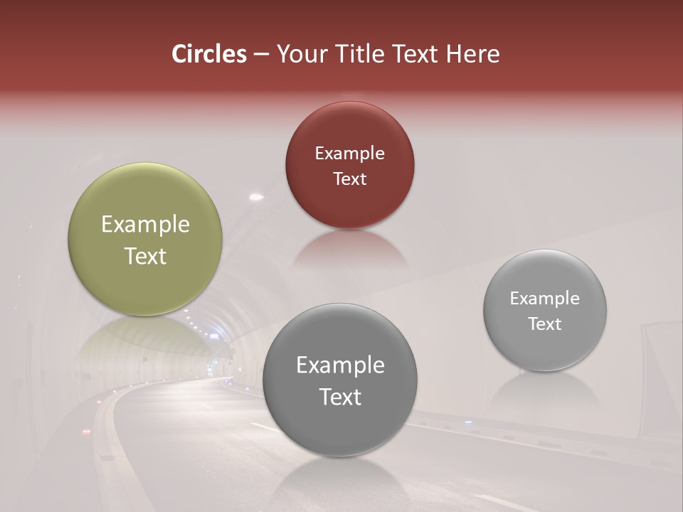 Highway Tunnel PowerPoint Template