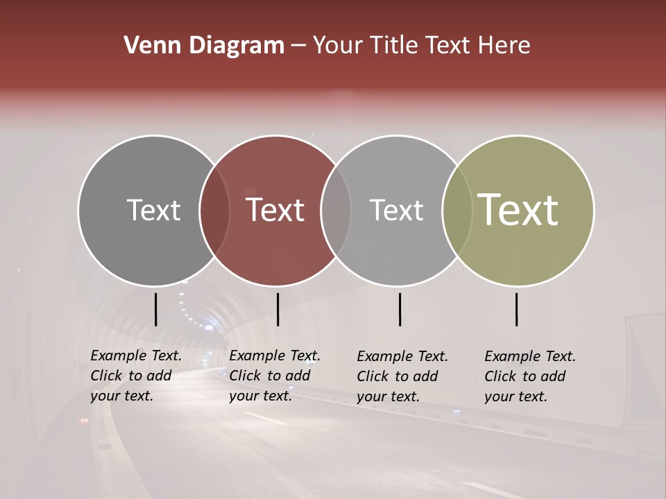 Highway Tunnel PowerPoint Template