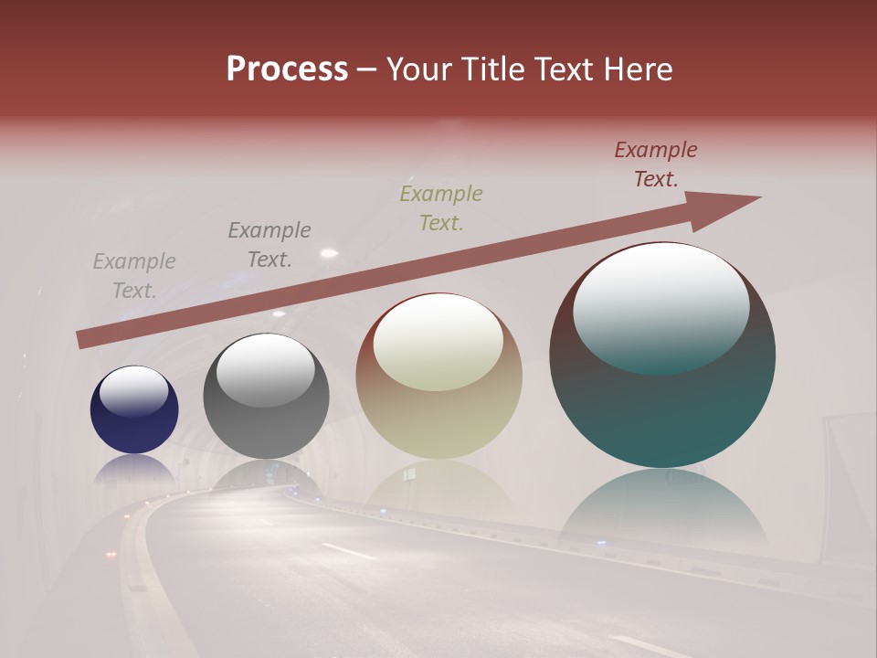 Highway Tunnel PowerPoint Template