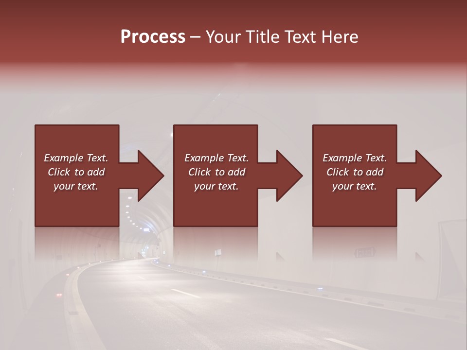 Highway Tunnel PowerPoint Template
