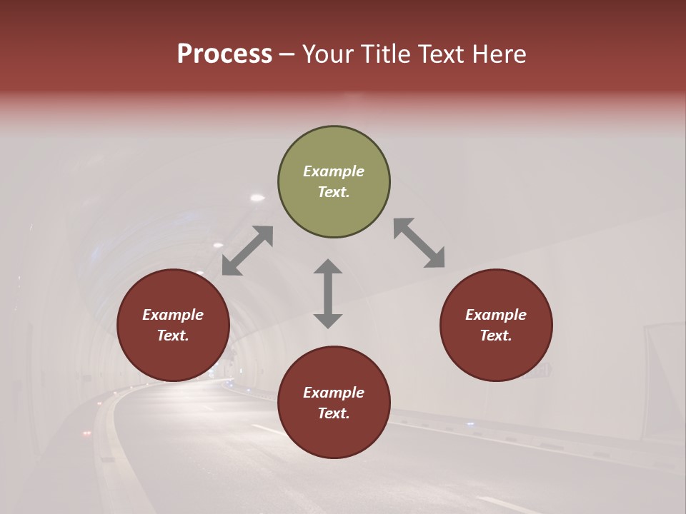 Highway Tunnel PowerPoint Template