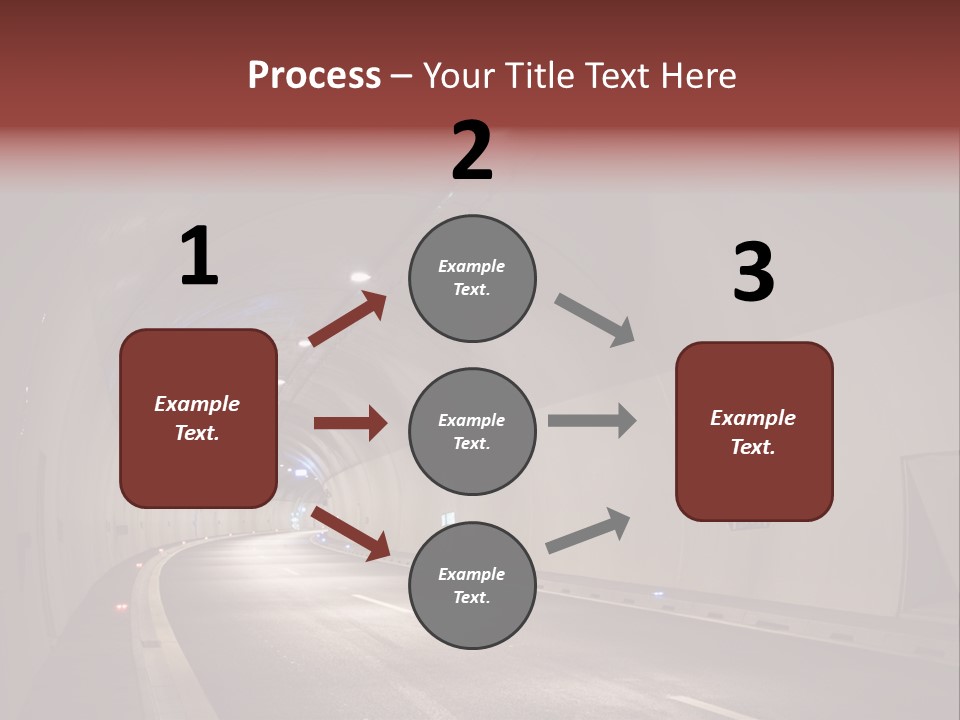 Highway Tunnel PowerPoint Template