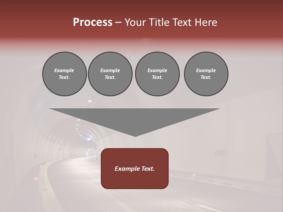 Highway Tunnel PowerPoint Template