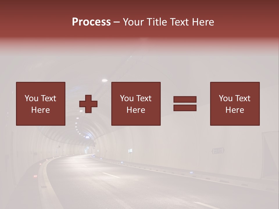 Highway Tunnel PowerPoint Template