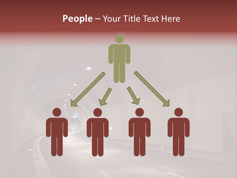 Highway Tunnel PowerPoint Template