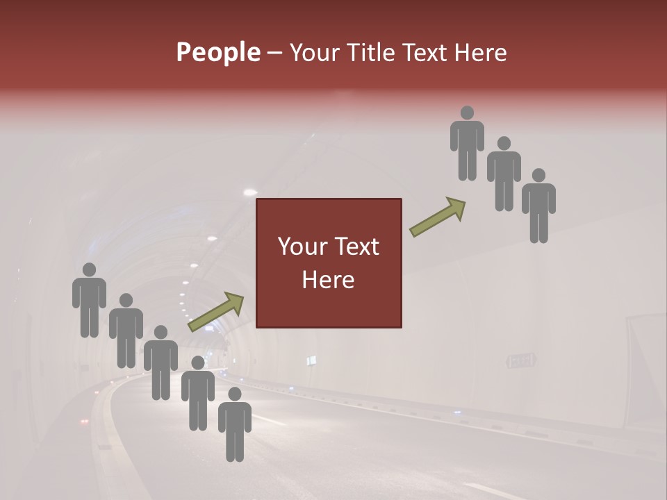 Highway Tunnel PowerPoint Template