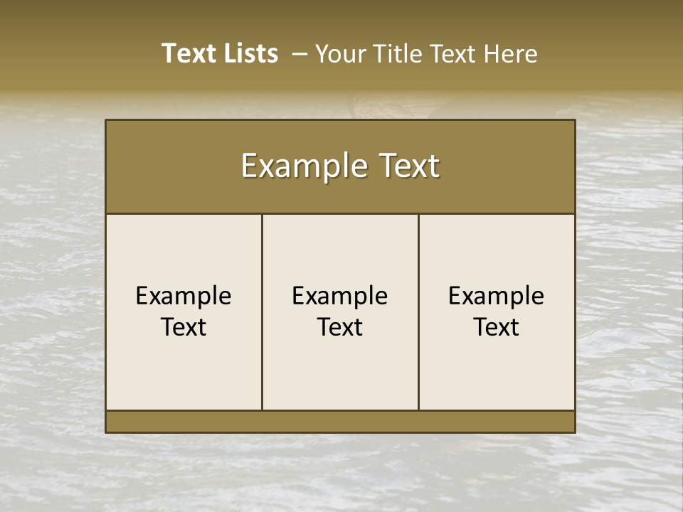 Fishing Bird Fish PowerPoint Template
