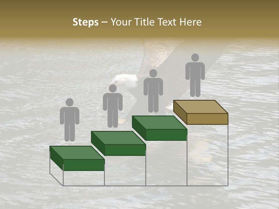 Fishing Bird Fish PowerPoint Template