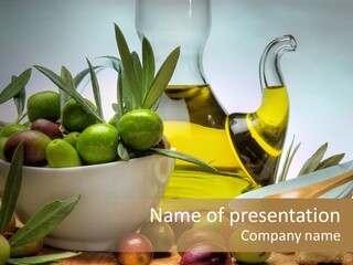 Olive Oil PowerPoint Template