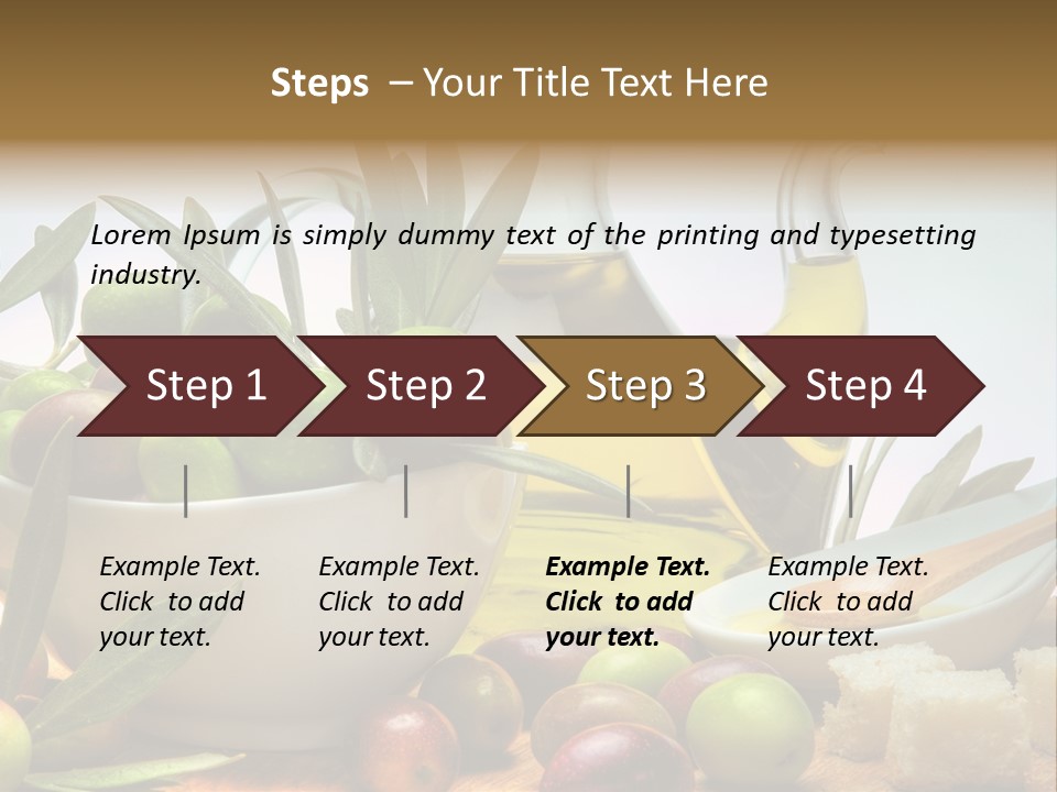 Olive Oil PowerPoint Template