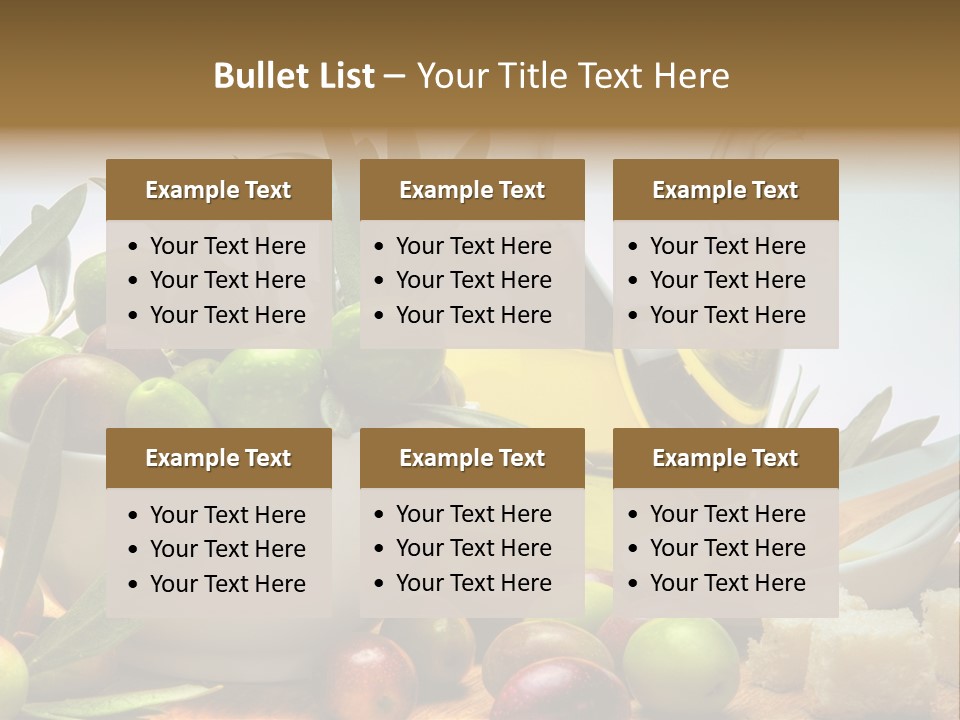 Olive Oil PowerPoint Template