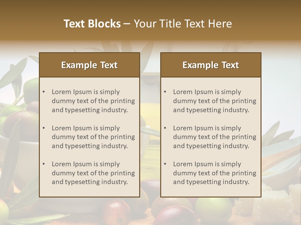 Olive Oil PowerPoint Template