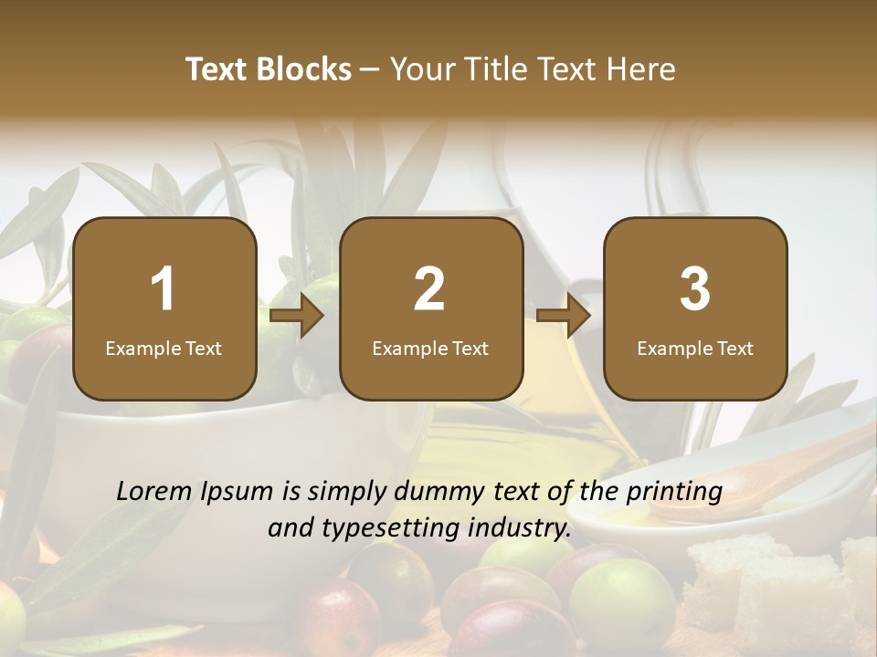 Olive Oil PowerPoint Template