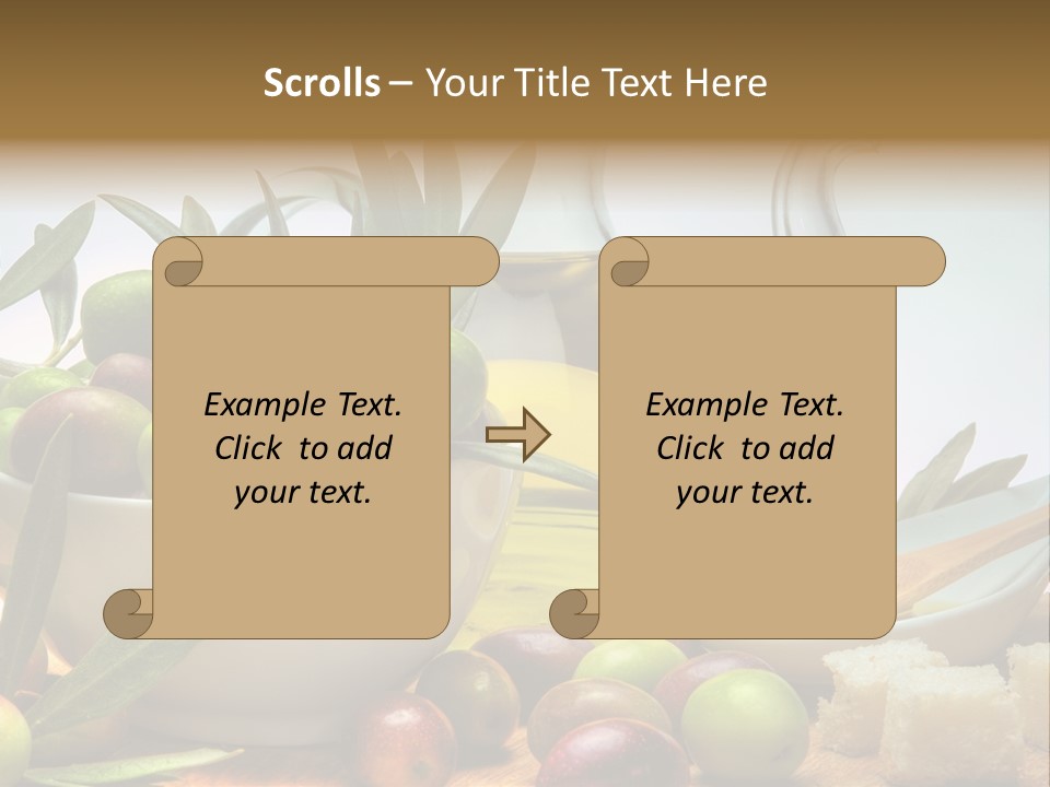 Olive Oil PowerPoint Template