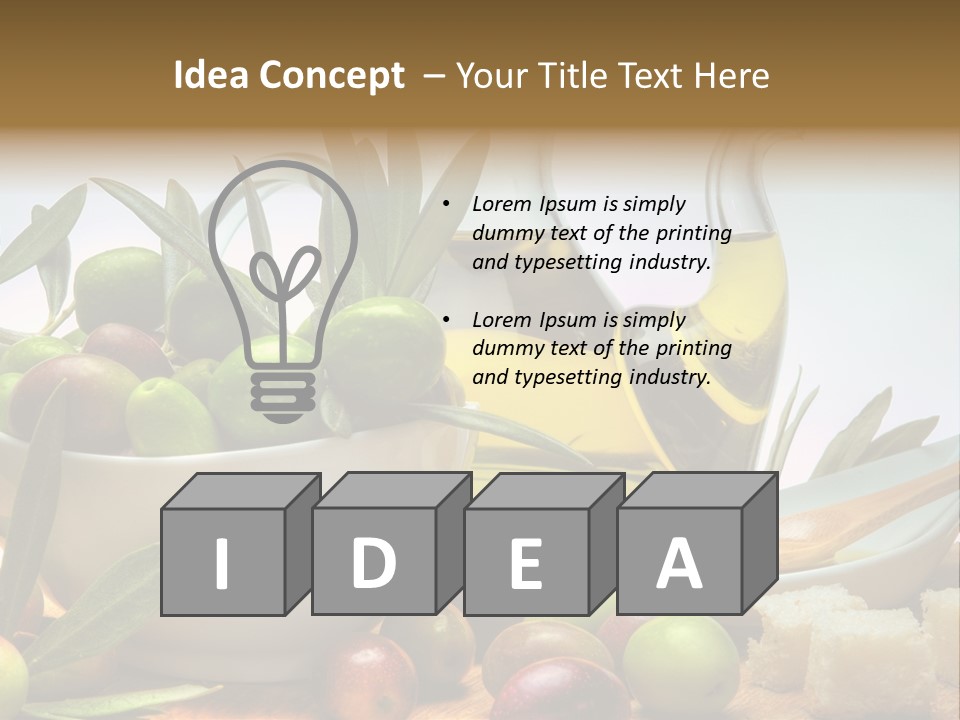 Olive Oil PowerPoint Template