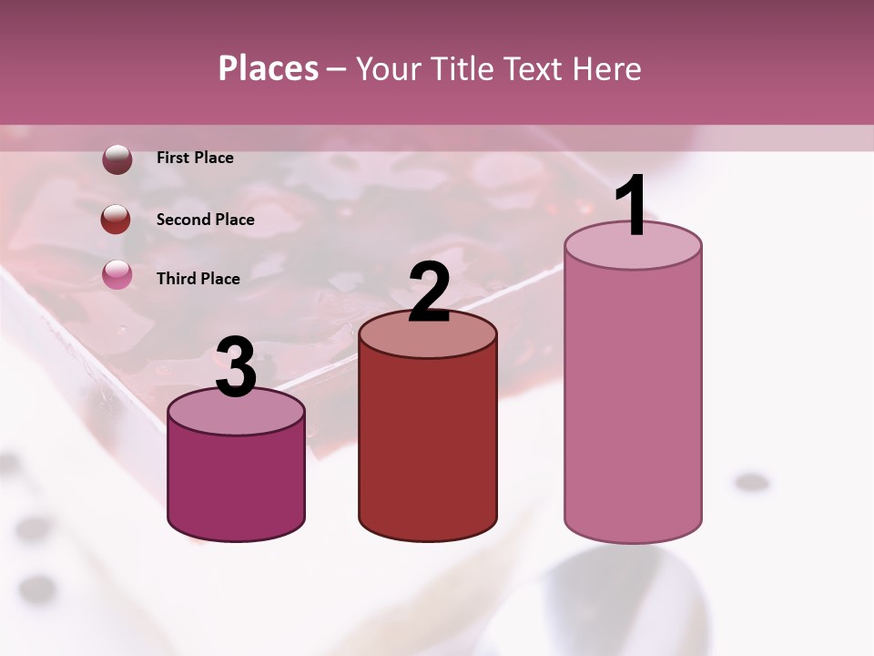 Cheese Cake Recept PowerPoint Template