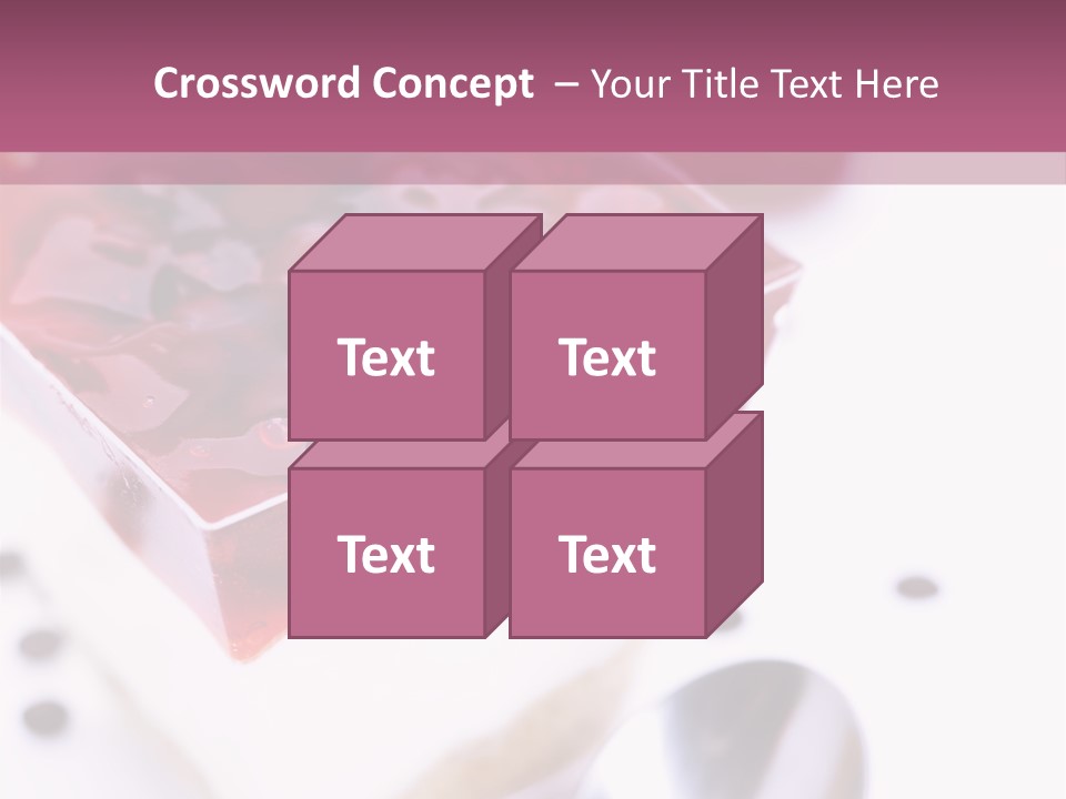 Cheese Cake Recept PowerPoint Template