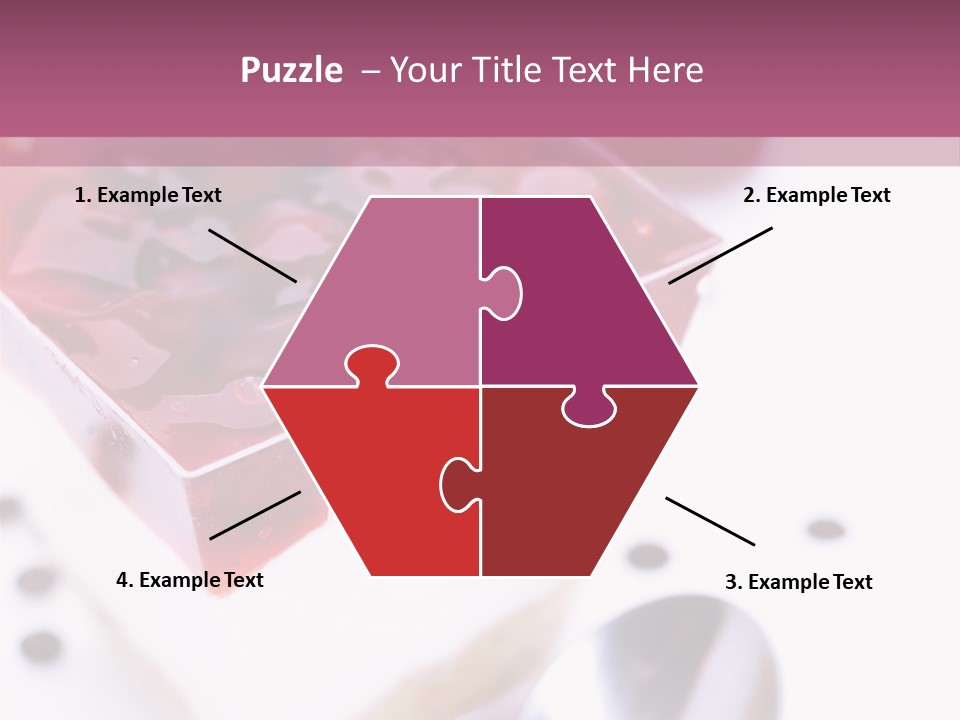 Cheese Cake Recept PowerPoint Template