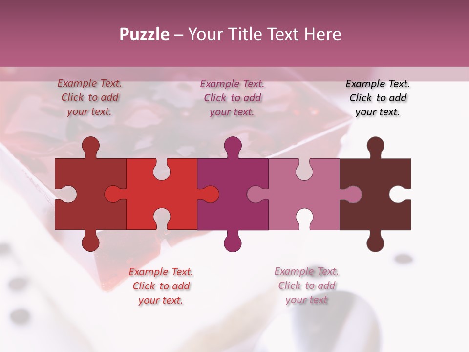 Cheese Cake Recept PowerPoint Template