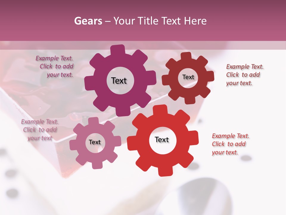 Cheese Cake Recept PowerPoint Template